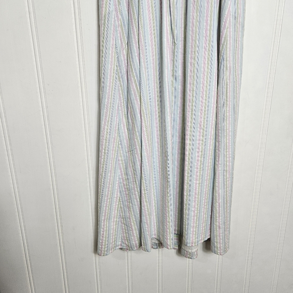 Modcloth Midi Dress Womens Size S Pastel Stripes Quite Clearly Charismatic - Picture 11 of 16